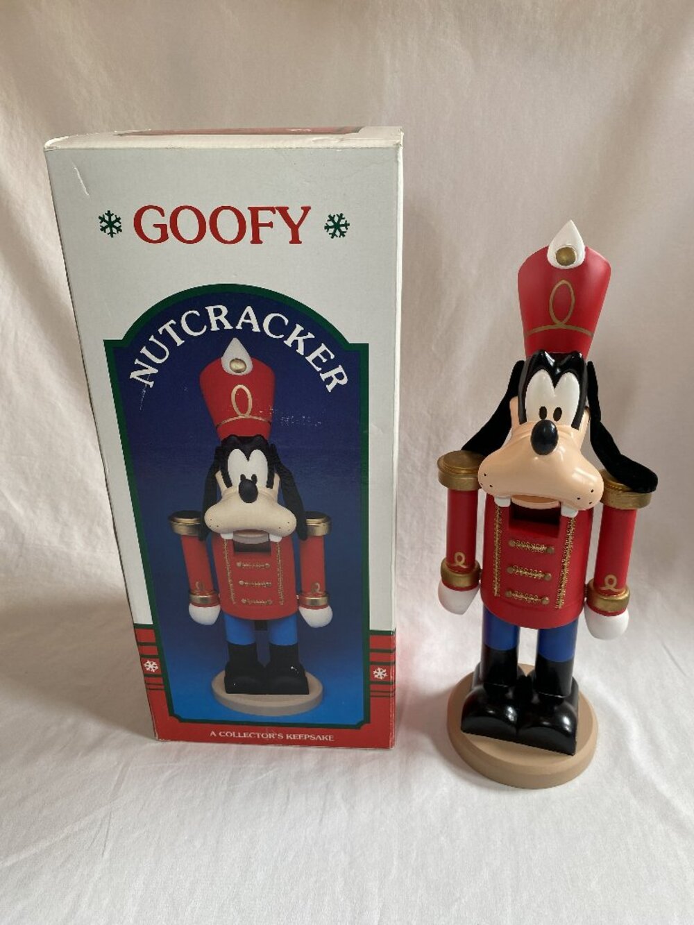 Vintage 1992 Disney 15” GOOFY Nutcracker in Box – Kurt Adler – Toy Soldier